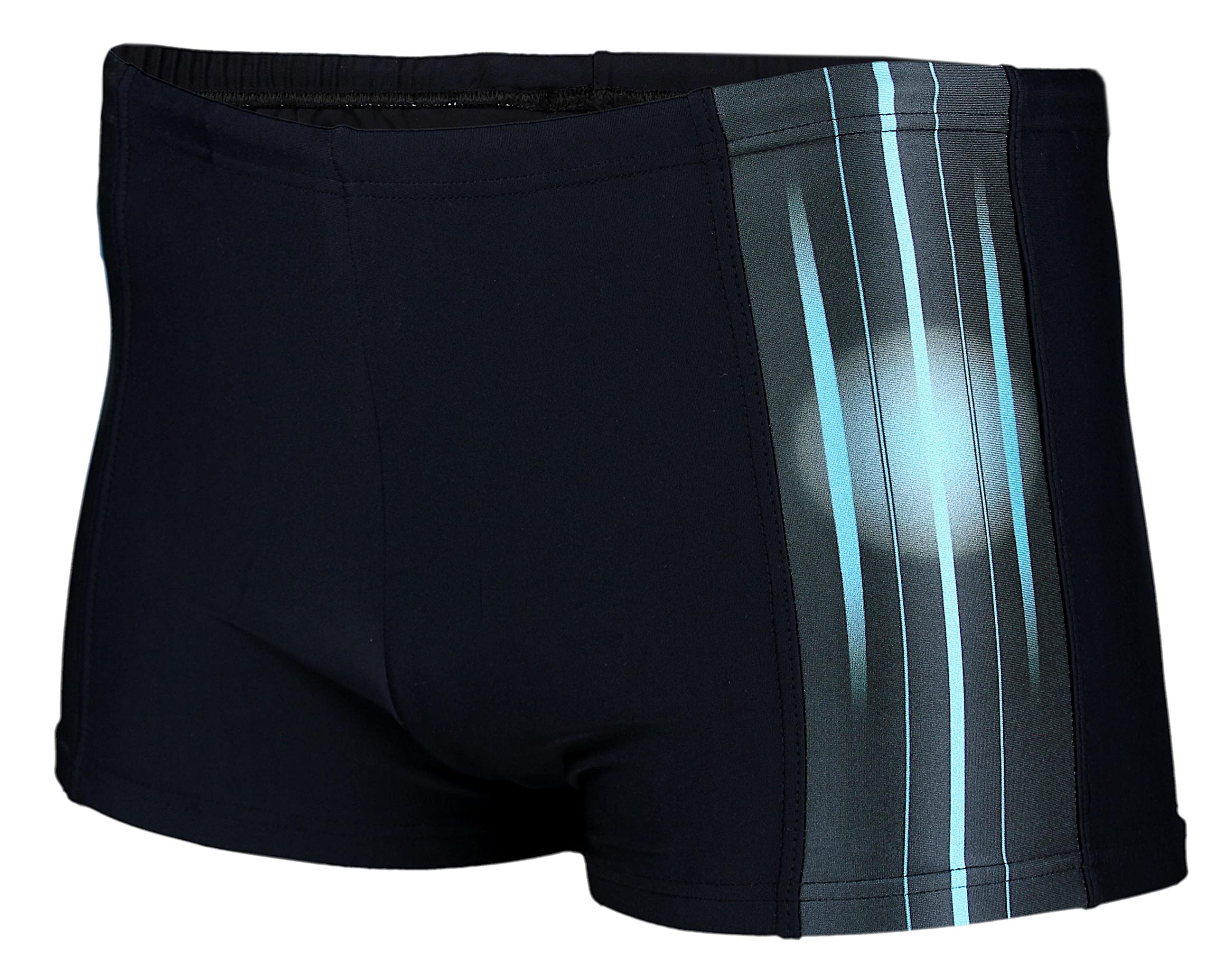 Aquarti Badehose Kurz Sportlich Streifen