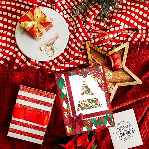 Miniatura 10 de GLOBLELAND Plantilla de troqueles de corte de ciudad de Belén para hacer tarjetas, álbumes de recortes, plantilla de troquelado de acero al carbono,