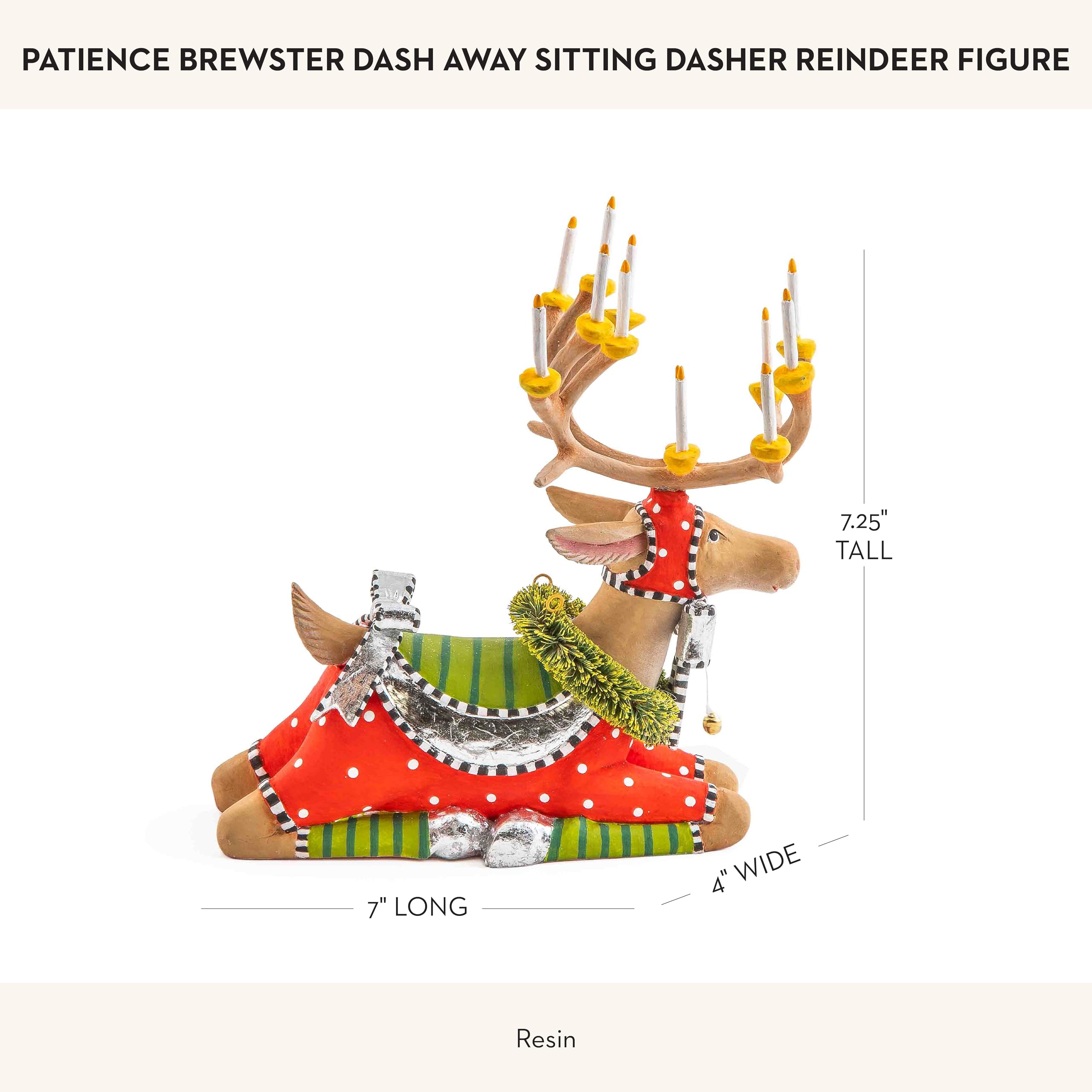 Amazon.com: MACKENZIE-CHILDS Patience Brewster Dash Away Figurine