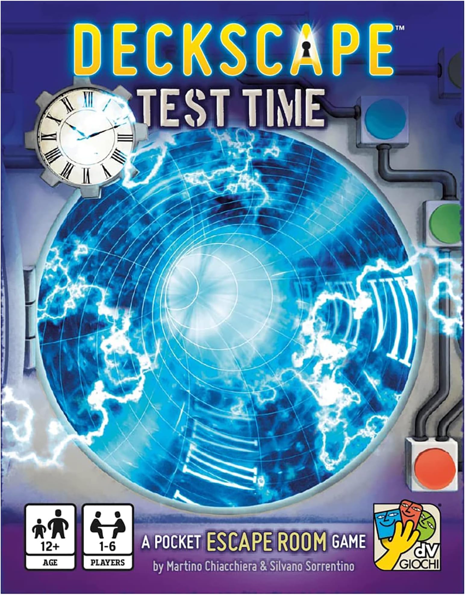 dV Giochi Deckscape: Test Time Card Game DVG4474 Mixed Colours