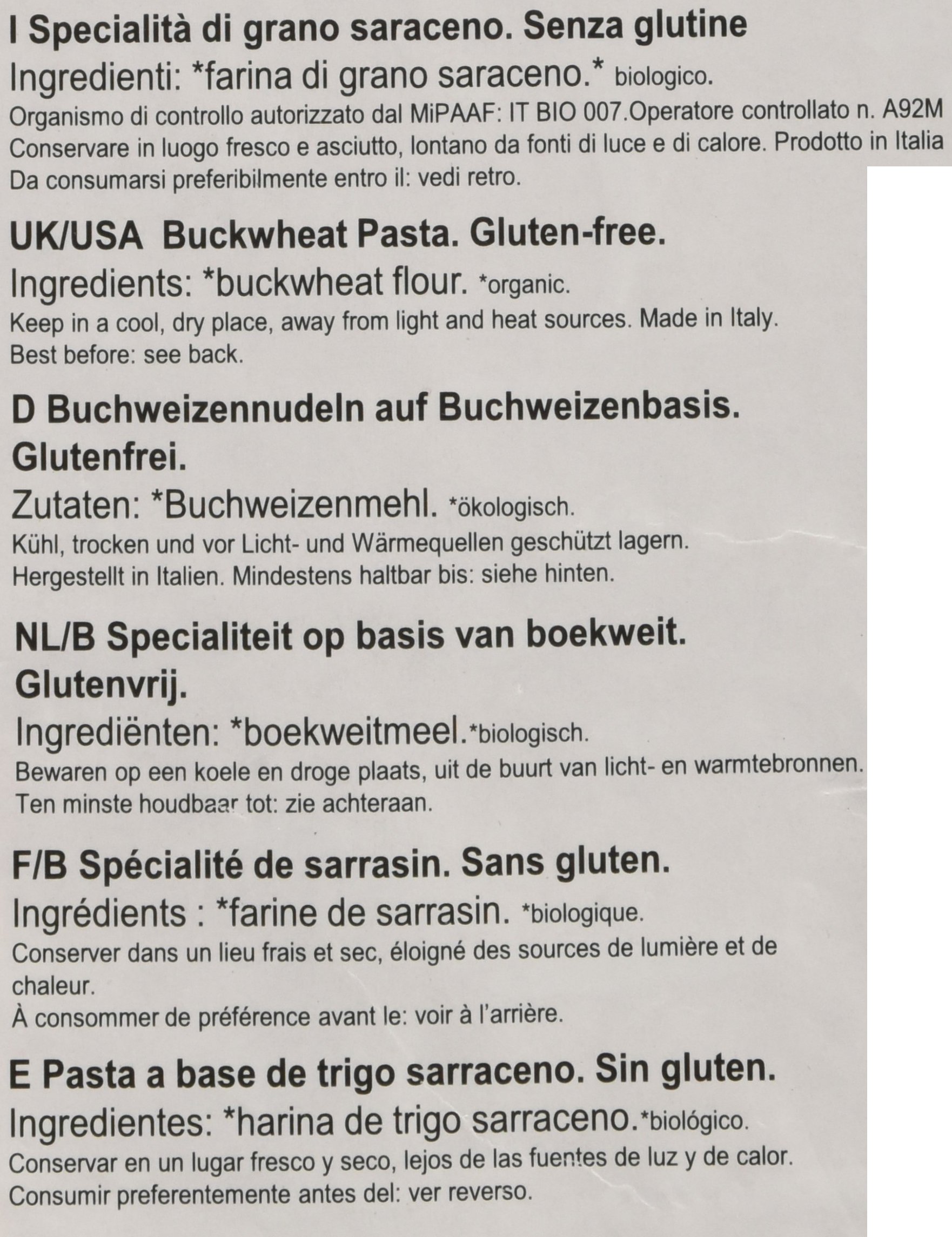 Probios Penne Grano Saraceno Bio - Senza Glutine - Confezione da 5 kg