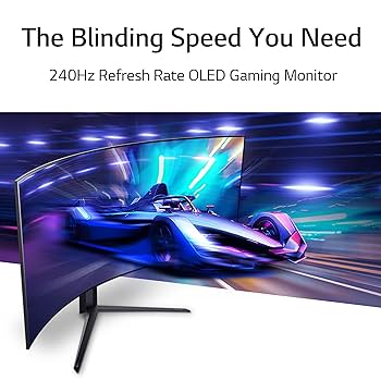 LG UltraGear 45GR95QE-B　有機el 240hz 45'' UltraGear™ OLED Curved Gaming Monitor WQHD with 240Hz