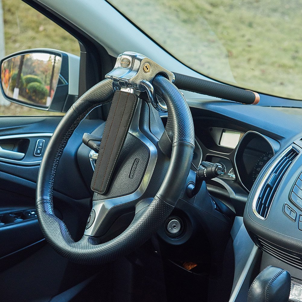 Blueshyhall Morsa per volante, blocco per volante, protezione antifurto, per auto