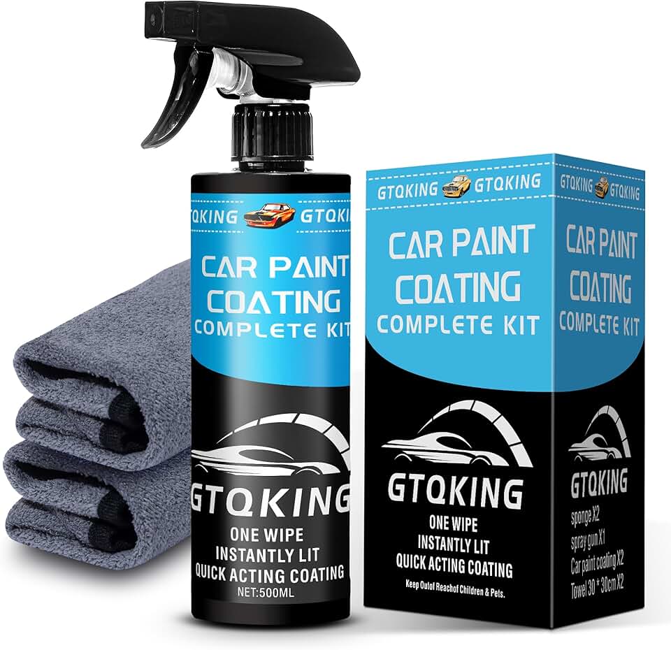 Premium Ceramic Coating for Cars- Quick Effect Coating Agent - Car Coating Spray, Suitable for cars, pickup trucks, RVs, motorcycl