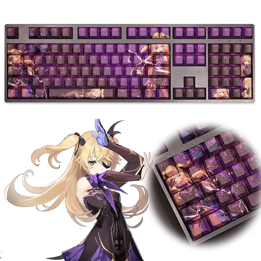 原神　PC　韓国限定　キーボード特典　八重神子　キャラチケット Amazon.co.jp: 日本のヒラガナ – キーキャップ げんしん 原神