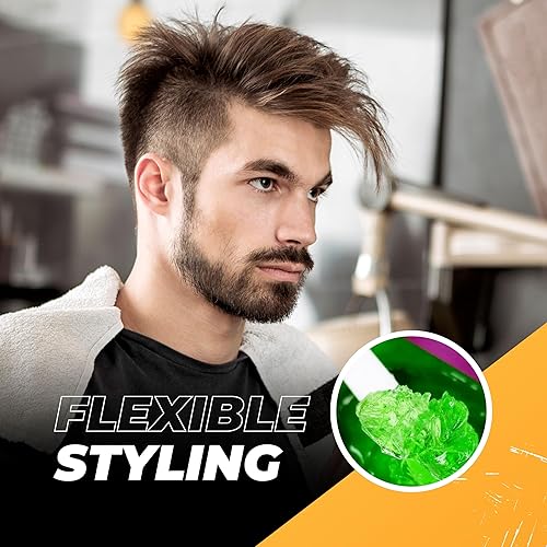 Miniatura 42 de nishman Serie de cera en gel para peinar el cabello, 5.1 fl oz (paquete de 1, 05 queratina)