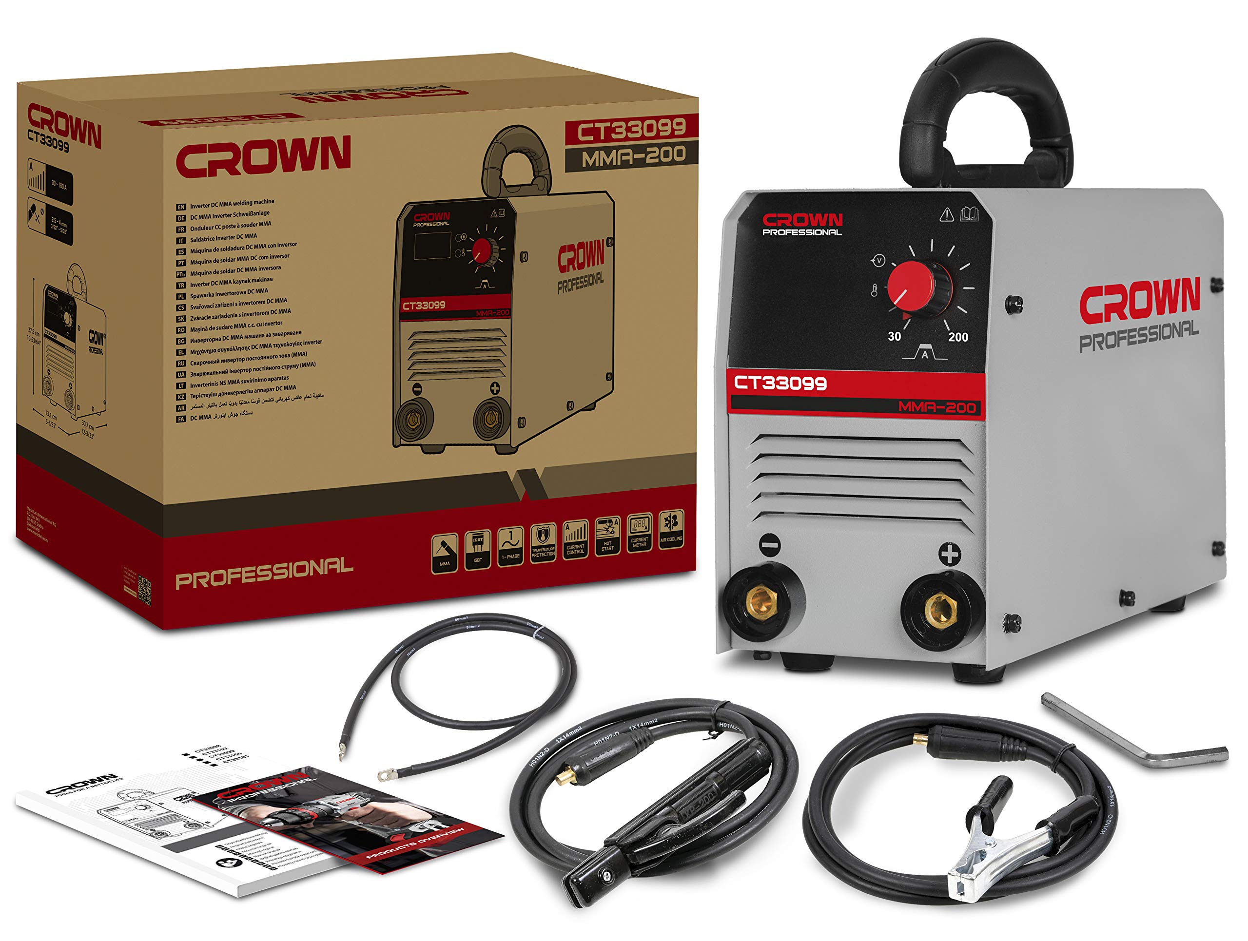 Crown CT33099 Inverter Welding Machine, 160-265 Volt: Buy Online at Best  Price in Egypt - Souq is now Amazon.eg