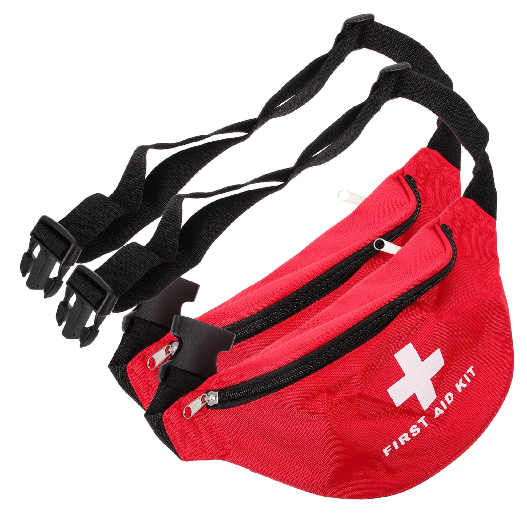 VICASKY 2Pcs Portable First Aid Waist Bag Reusable Emergency Storage Kit for Camping Hiking and Outdoor Activities Wear Resistant and Tear Resistant Medical Supply Organizer