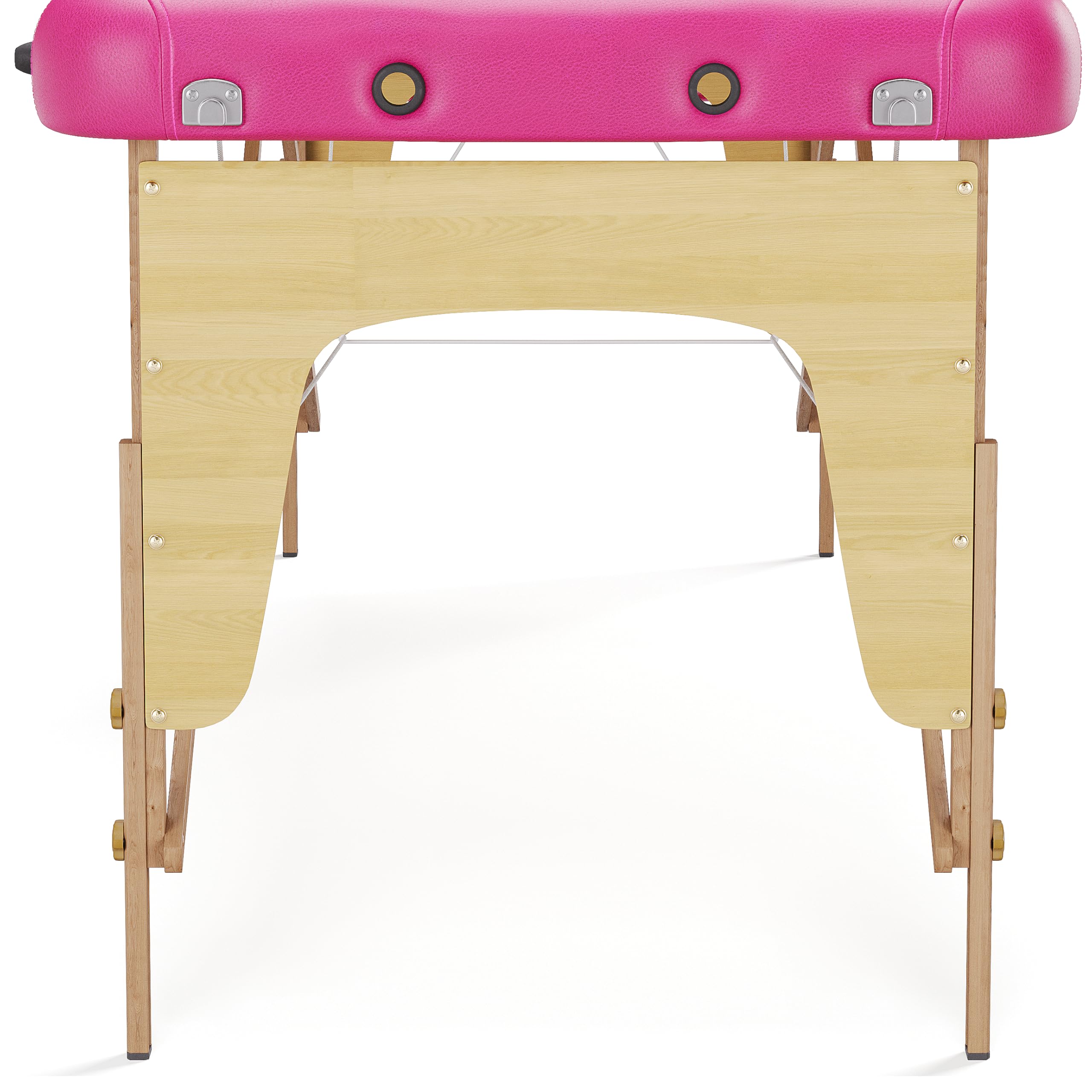 Beltom® Lettino Massaggio Rosa 3 Zone Nuovo Modello 195X70 CM + PORTAROTOLO Pannello Reiki Angoli ARROTONDATI RINFORZATI - Portatile Pieghevole ESTETICA Fisioterapia FISIOTERAPISTA Tattoo Tatuaggi