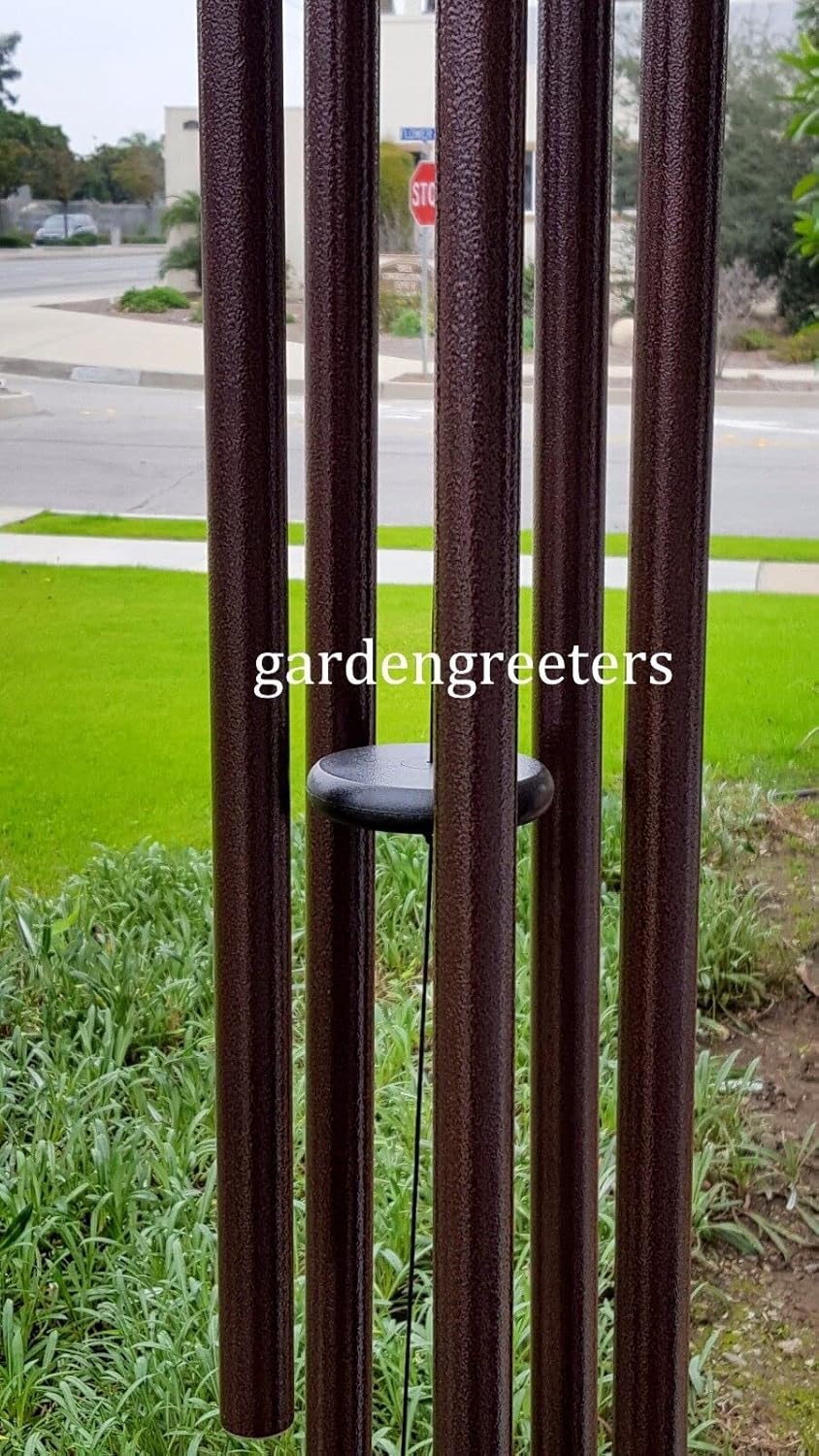 Large 55" Wind Chimes deep Tone Wind Chimes Garden Deep Tone Large 55" Wind Chimes Bronze