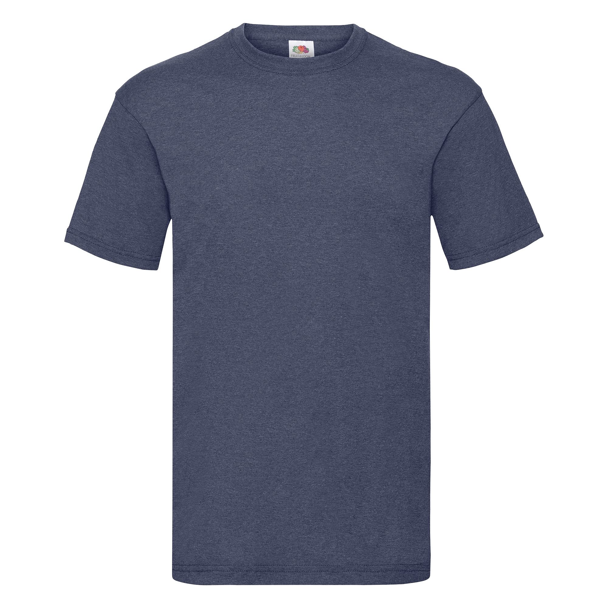 Fruit of the Loom Mens Valueweight Short Sleeve T-Shirt (3XL) (Vintage Heather Navy)