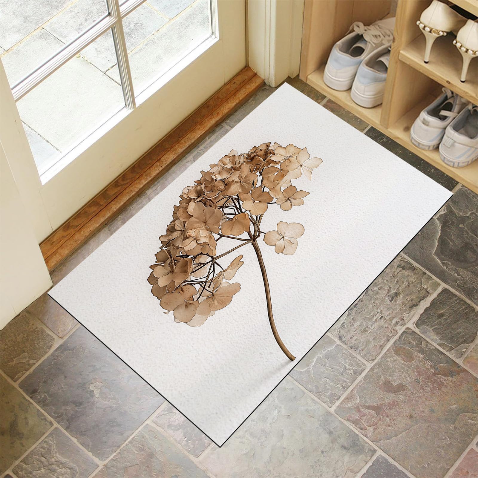 Paillasson attrape poussière absorbant 90x150cm et tapis de sol antidérapant lavable machine