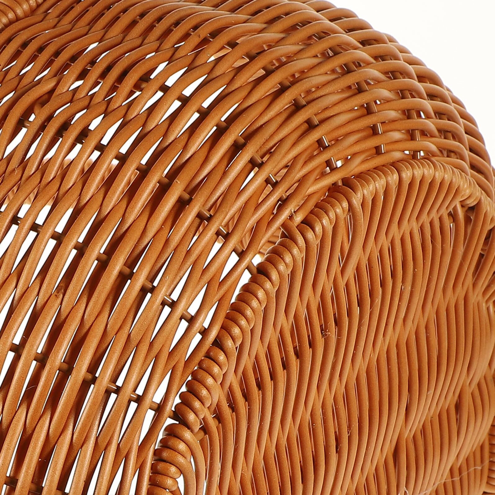 Cabilock Cesta de Plástico con Diseño Abierto y Asa Portátil para Almacenar Alimentos y Frutas