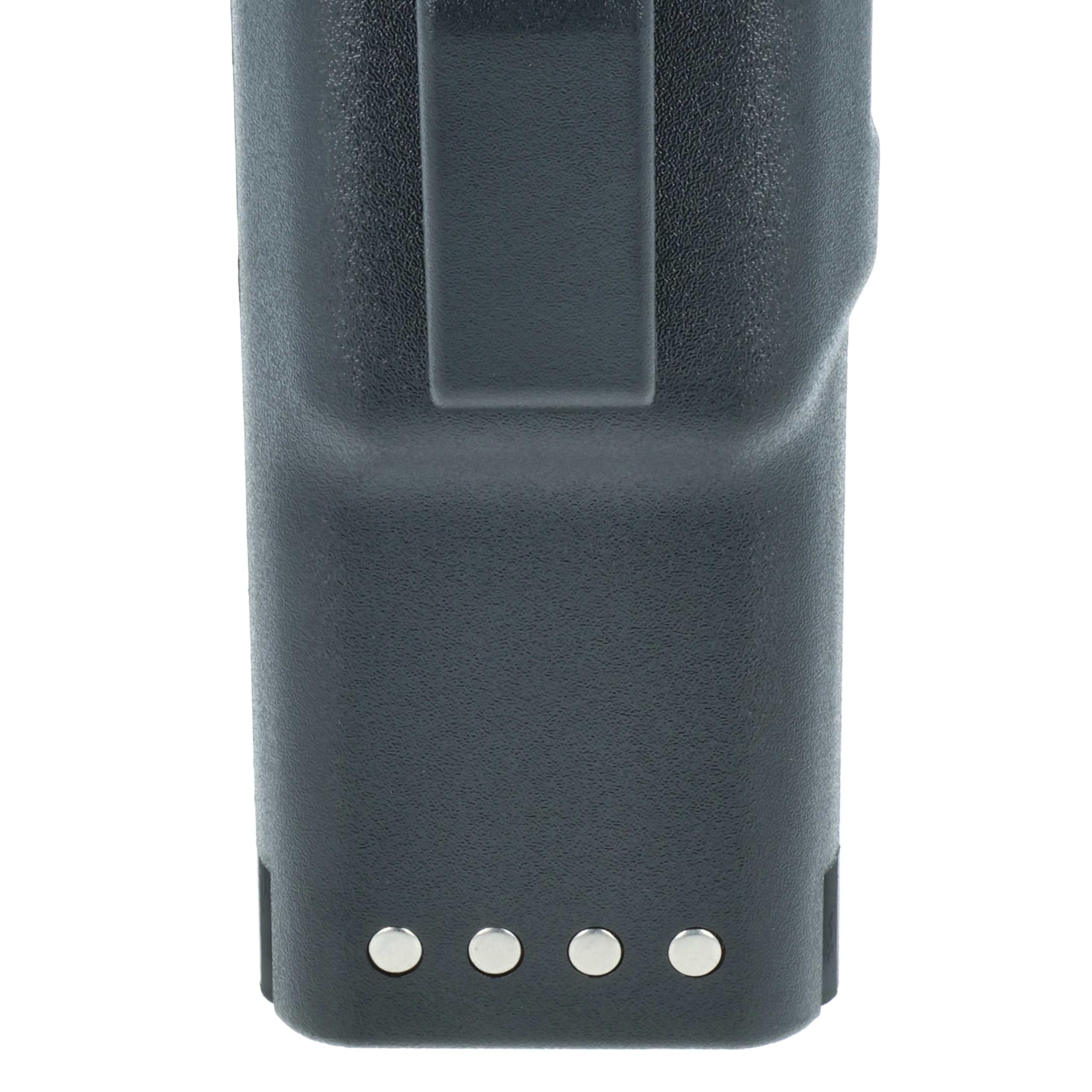 vhbw 2 x bateria kompatybilna z Motorola GTX900, GTX LTR przenośne radio (2500 mAh, 7,5 V, NiMH) + klips