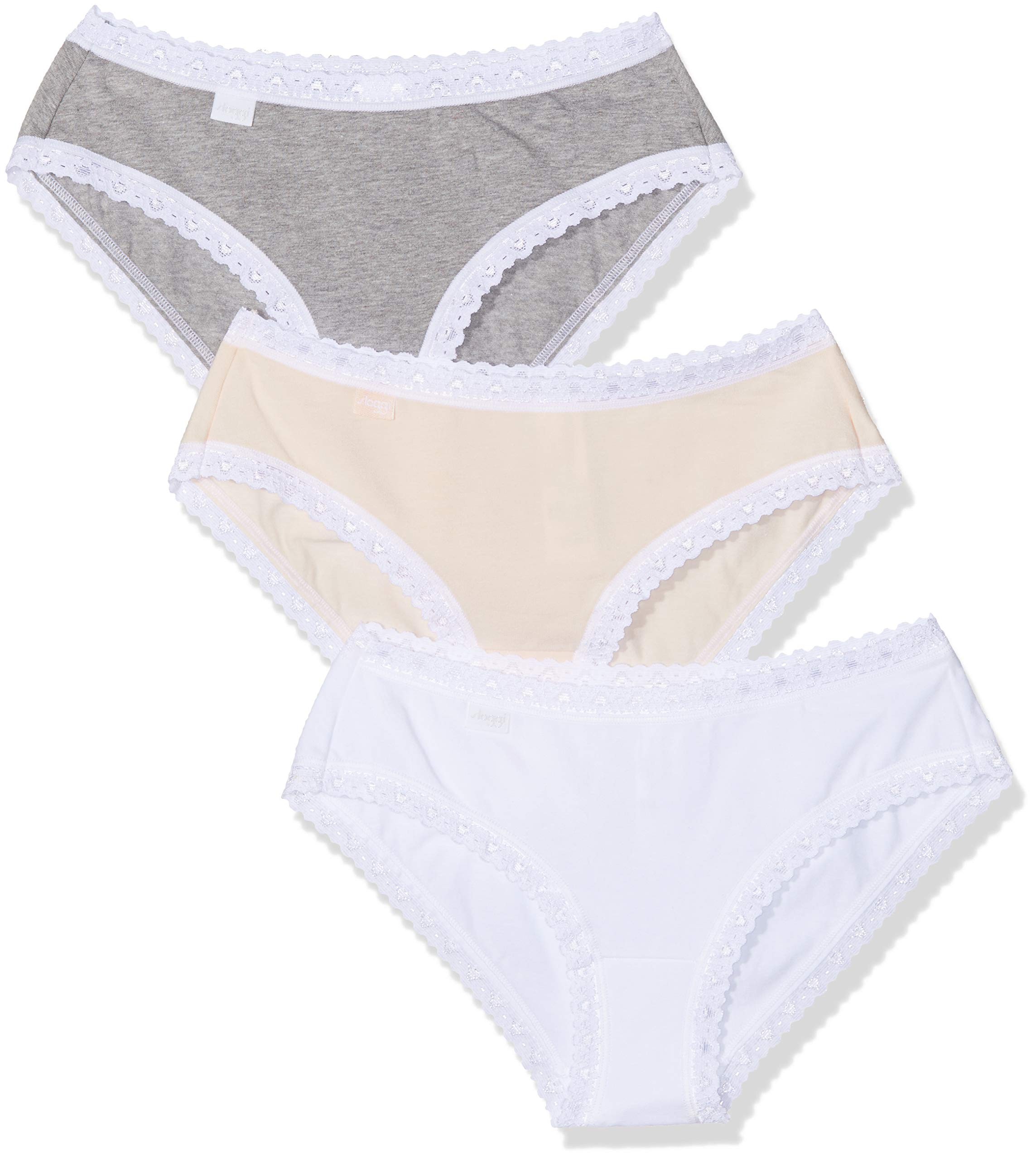 Sloggi Women's 24/7 Weekend Hipster C3P BriefsOEKO-TEX STANDARD 100