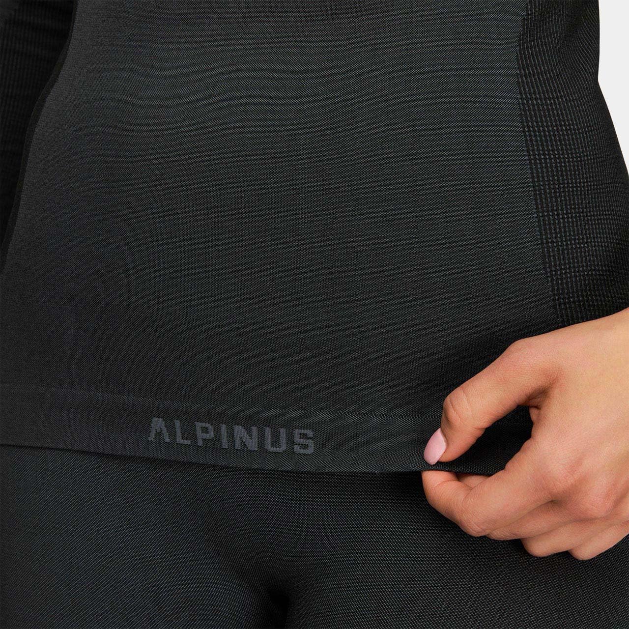 Alpinus - Thermounterwäsche Damen Set Moelv, Funktionsunterwäsche Schnelltrocknend, Thermo Unterwäsche Nahtlos, Thermowäsche, Funktionswäsche, Thermal Underwear