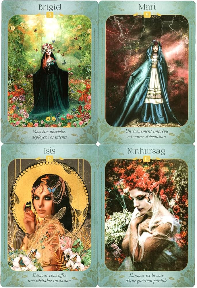 【正規品オラクルカード】鮮やかな色調が美しい✨女神の守護者と動物たちのデッキ 正規品オラクルカード】鮮やかな色調が美しい✨女神の守護者と動物たち