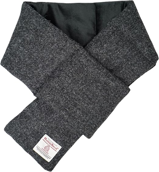 Amazon ハリスツイード Harris Tweed ショートマフラー 中綿入り 男女兼用 差し込むだけで簡単装着 裏起毛 ケース付き Sd10 Cgr ストール マフラー 通販
