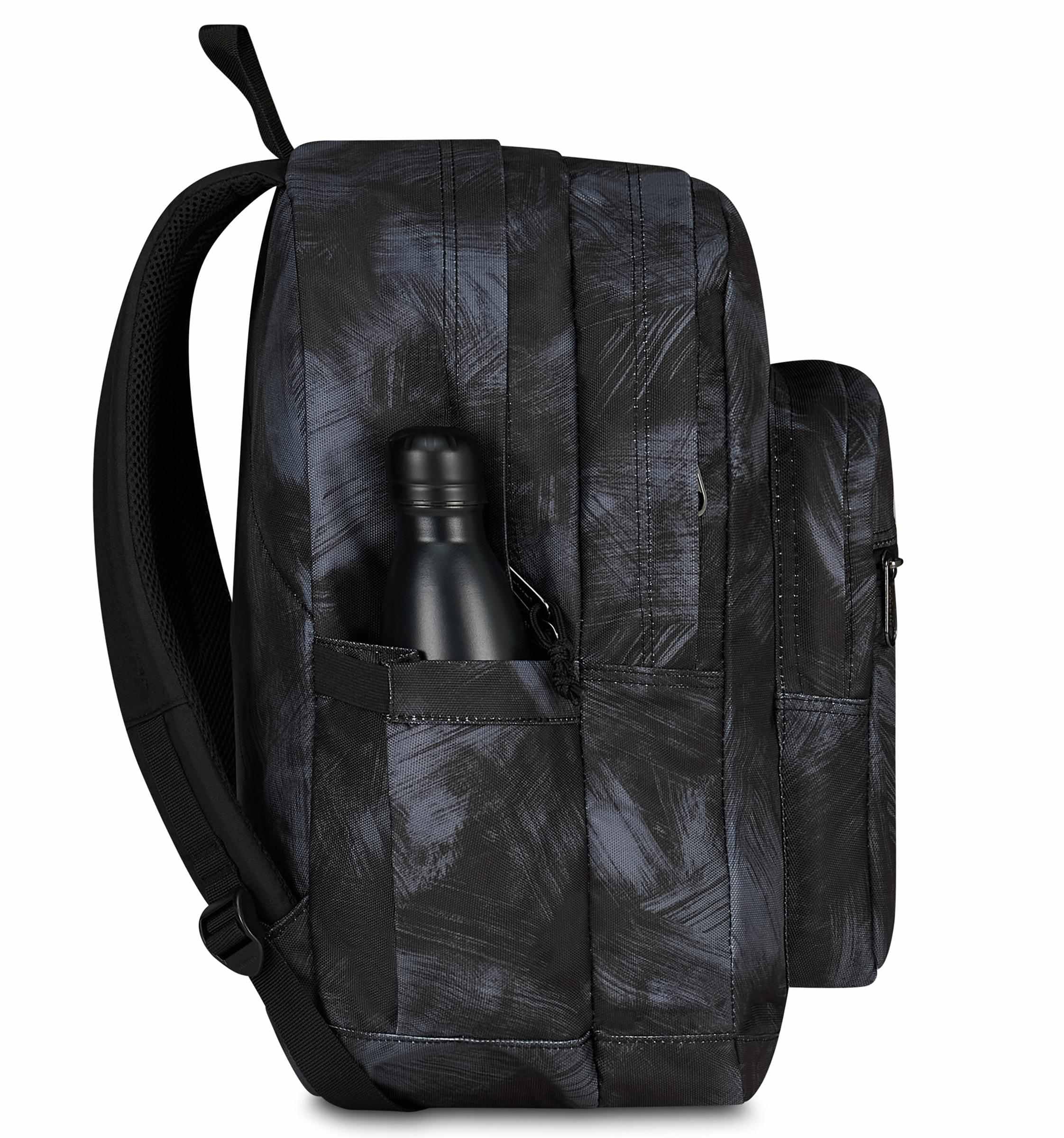 Invicta Zaino Scuola Jelek, Grigio, Doppio Scomparto Con Tasca per PC e Tasca per Borraccia, 34 lt, Scuola Media e Superiore, Zaino Ragazzo