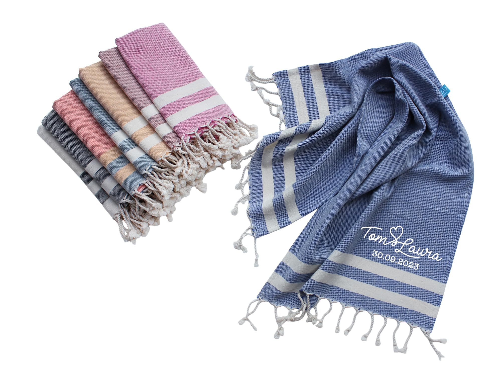 Living Roots - Tea towels - Personalised Cotton Tea Towel Cotton KitchenTowel - Personalised 2nd Quick Drying and Highly Absorbent Hand Towel 45x90 cm / 18x36 inches