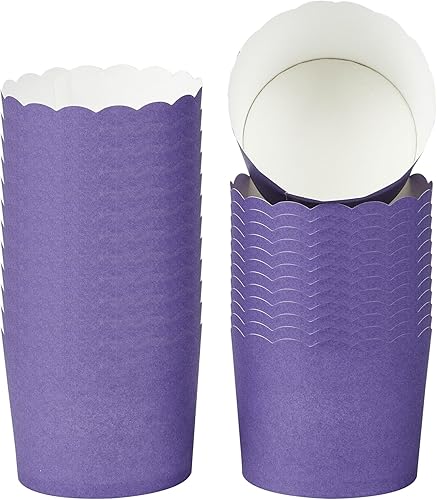 Miniatura 257 de Restaurantware Panificio Premium - Taza de papel Kraft de 10 onzas para hornear, tazas de papel para hornear, perfectas para magdalenas, cupcakes