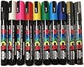 Posca PC-5M Acrylmarker – 10-Farben-Set, Rundspitze 1,8–2,5 mm