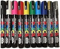 Vista 1 de Posca Coloración - PC-5M - Paquete de 10