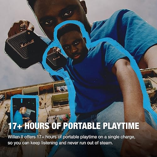 Miniatura 3 de Marshall Willen II Altavoz portátil Bluetooth - Negro y latón