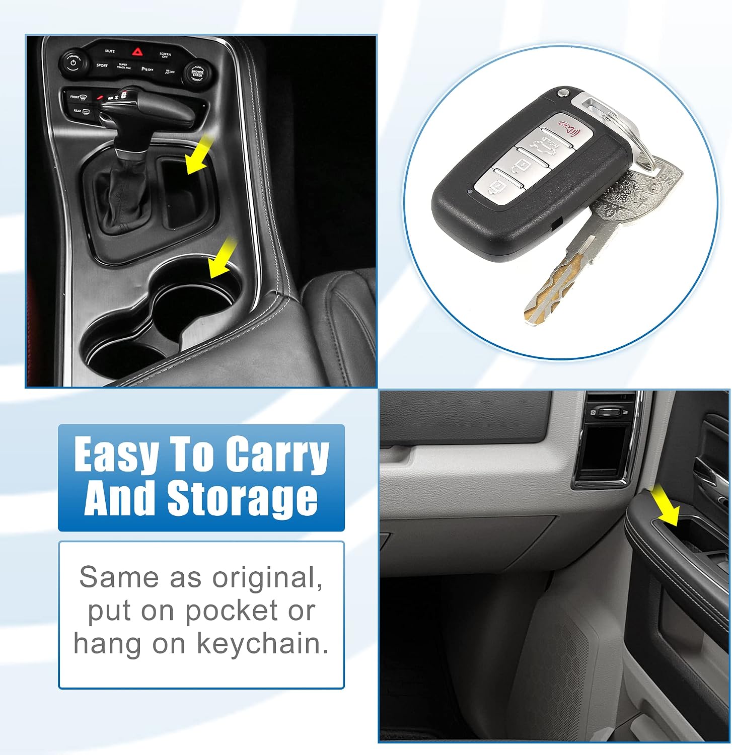 X AUTOHAUX 4 Button SY5HMFNA04 Car Keyless Entry Remote Control Key Fob Proximity Smart Fob for Hyundai Veloster 2012-2017 315MHz 2pcs