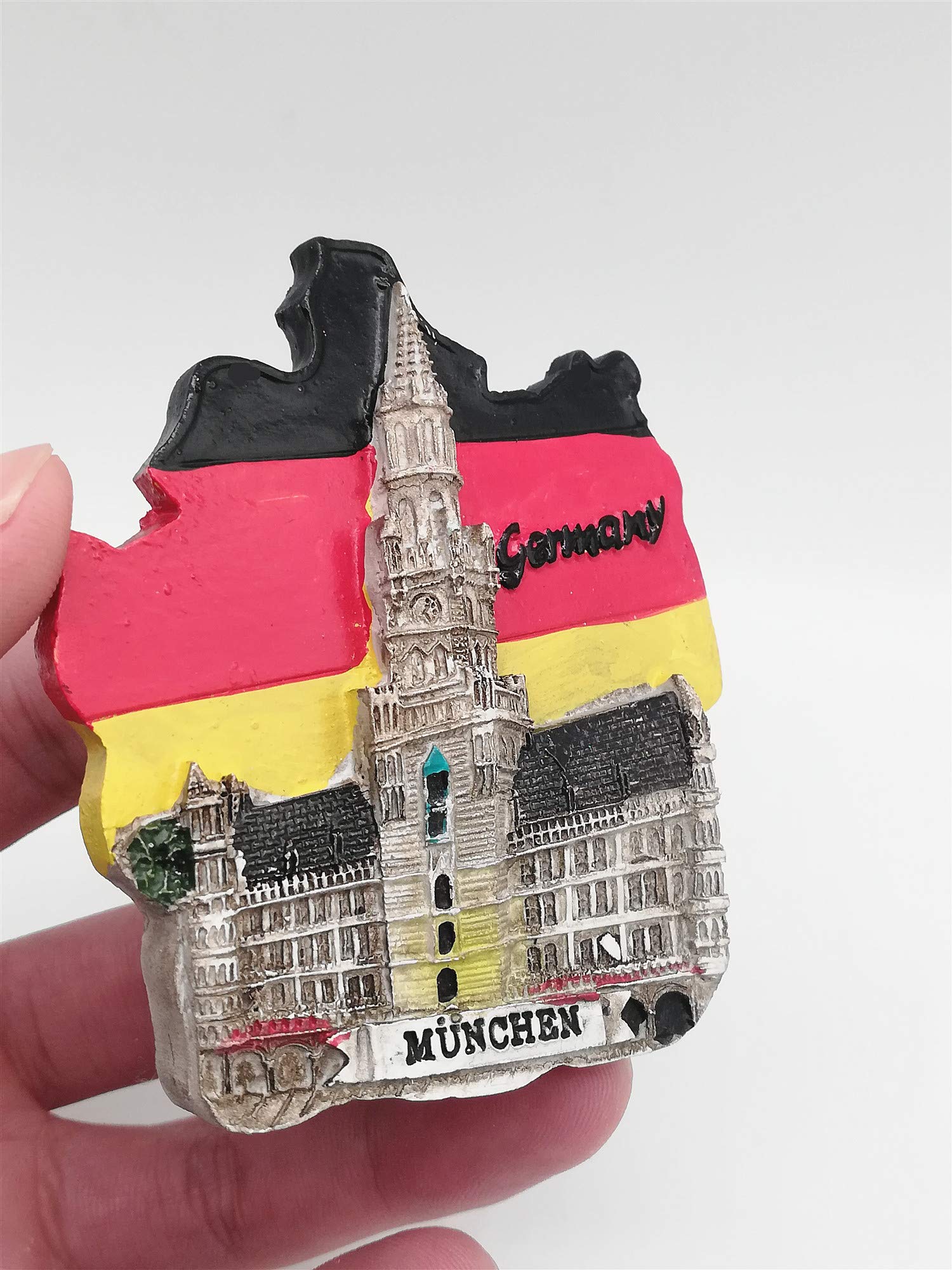 Aimant Frigo 3D Fraumünster Munich - Résine - Souvenir Allemagne Décoration Cuisine - Cadeau Voyage