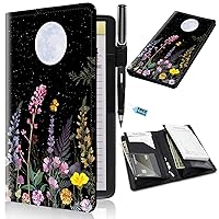 Vista 18 de Libros para servidores de 2ª generación, 5 x 9 pulgadas, para camarera con bolsillos expandibles/con cremallera, lindo libro de servir, blocs