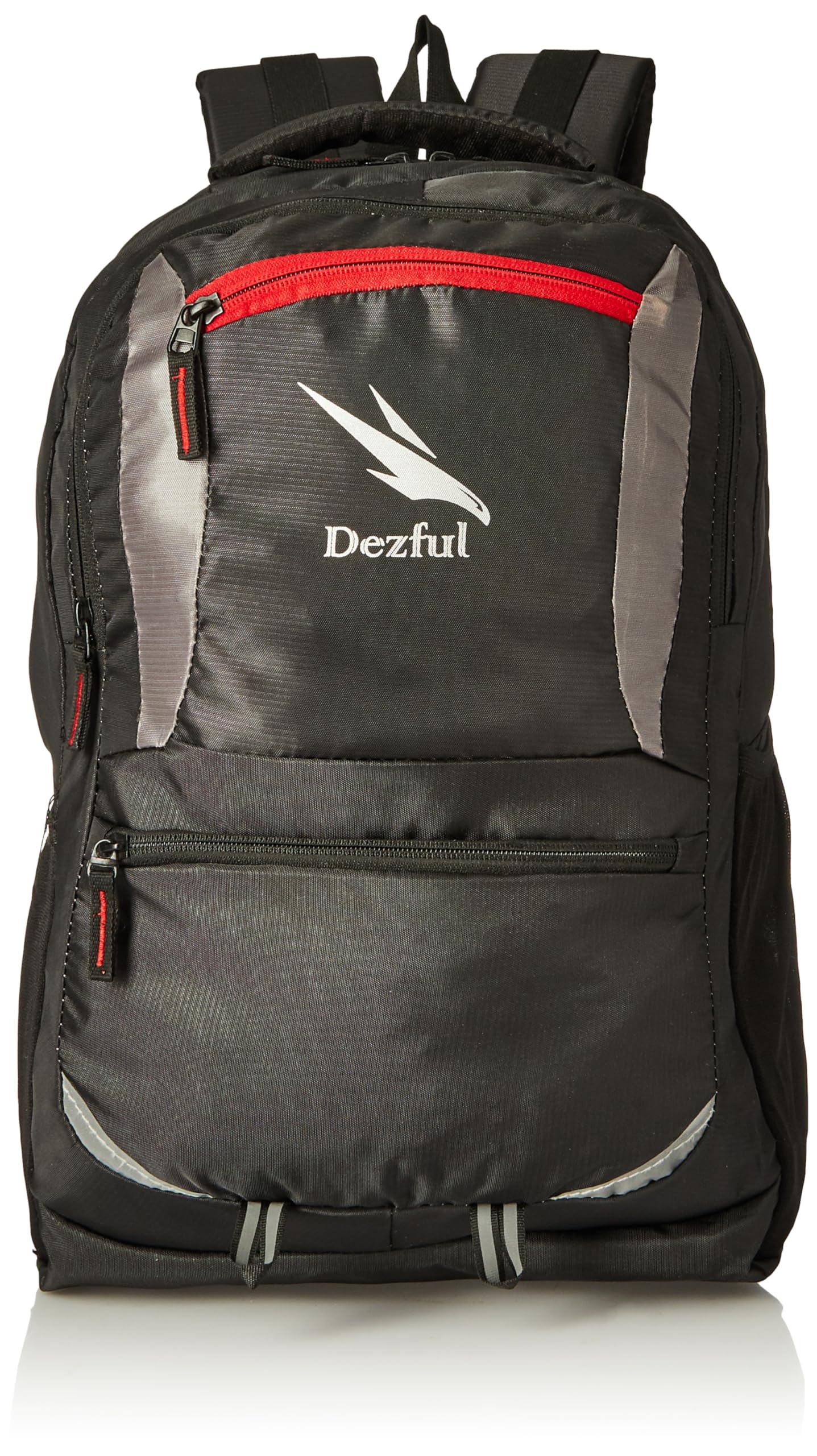 Dezful Medium 20 L Laptop Backpack Men Womens Girls Fashion Polyester Mini Casual Backpack Bags for School, College, Tuition, Office Bag(Black Red,Pack Of 1) (B0C7SCKGCC) Amazon Price History, Amazon Price Tracker