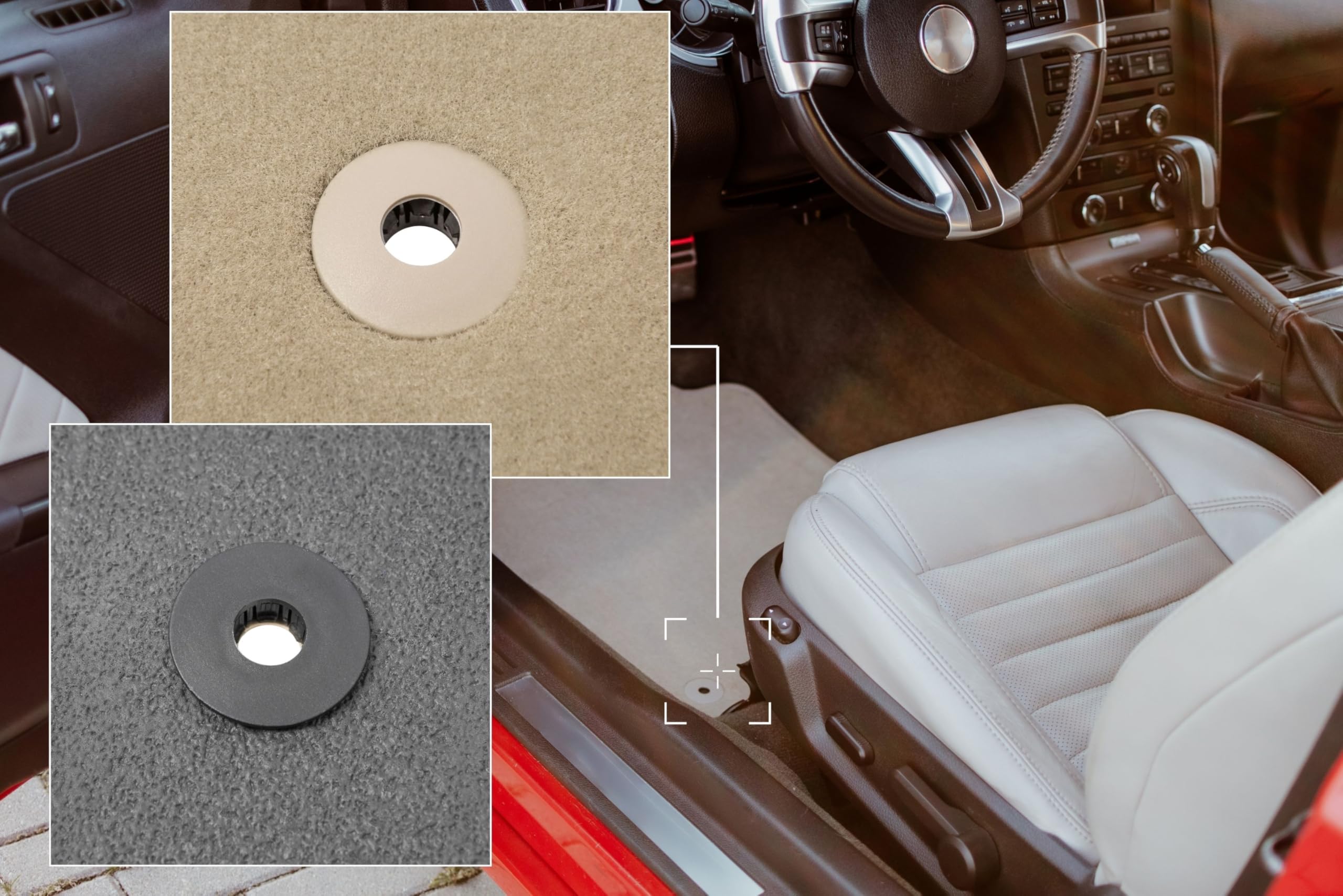 Welurowe dywaniki samochodowe, gumowane dywaniki samochodowe Fortuna, dopasowanie do Mazda 2 IV Steilheck (2014-) 4-częściowy zestaw dywaników samochodowych