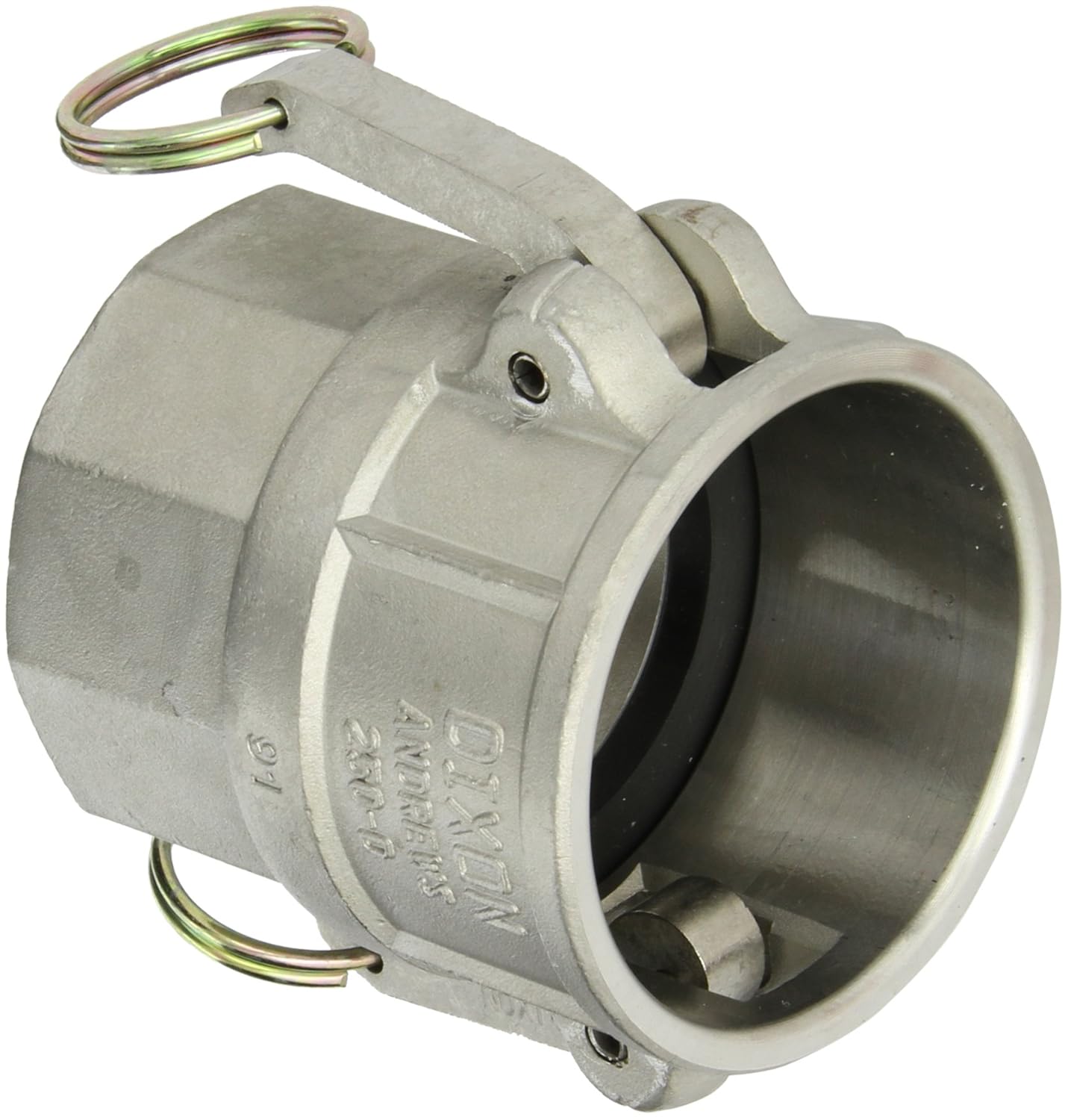 Dixon 75-D-SS Stainless Steel 316 Type D Cam and Groove Hose Fitting, 3/4" Socket x 3/4" NPT Female