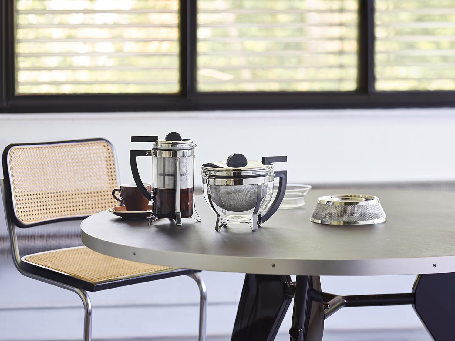 LASZLO coffee maker - French Press - A tribute to the design of the Bauhaus
