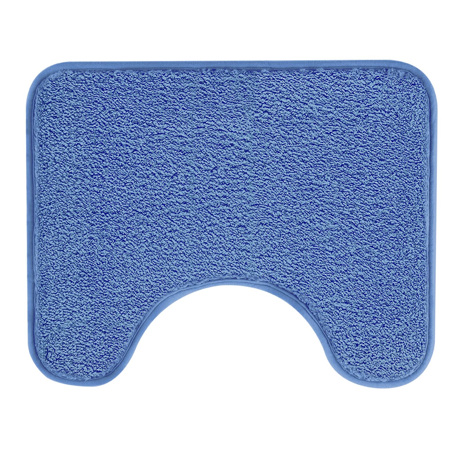 AUAUY Alfombra BañO con U Forma, Alfombrilla BañO Antideslizante, Extra Suave Microfibra Alfombra Ducha, Alfombra de BañO Lavable A MáQuina, Bathroom Mat para Inodoro, BañEra, Ducha (50X40cm)