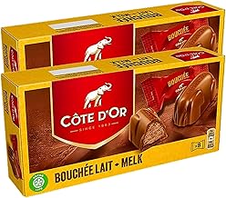 Cote Dor Milk Bouchee filled with creamy Praline, Chocolate gift for any chocolate lover | Comes with SAMASIA Bookmark