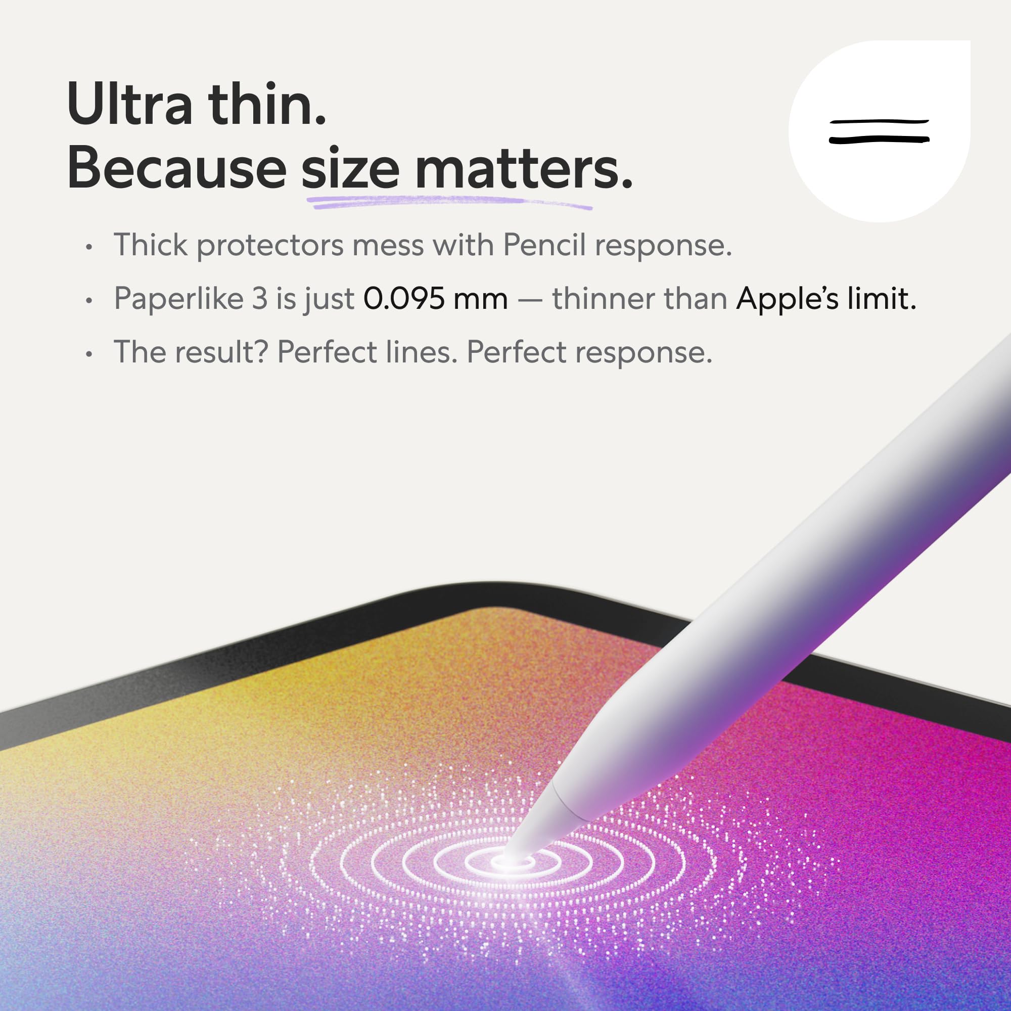 Amazon.com: Paperlike 3 Screen Protector (2x) for iPad Air 13