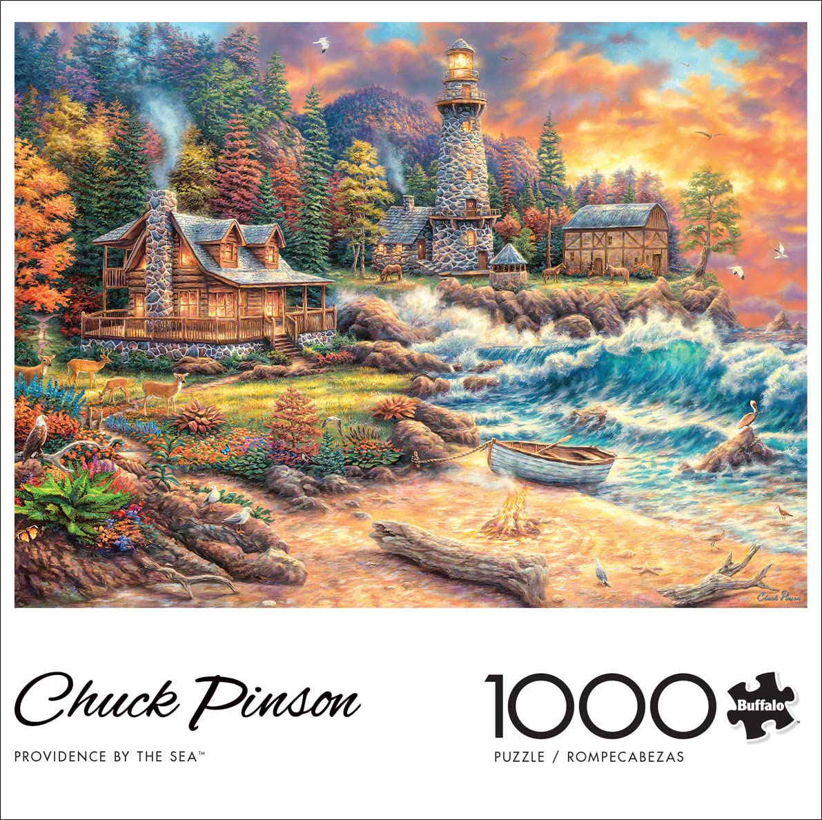Buffalo Games - Puzzle 1000 Pezzi 'The Way It Used To Be' Di Chuck Pinson - Paesaggio Fattoria - 67,9x50,2 Cm