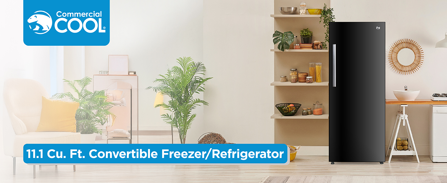 Amazon.com: Commercial Cool 11.1 Cu. Ft. Convertible Freezer