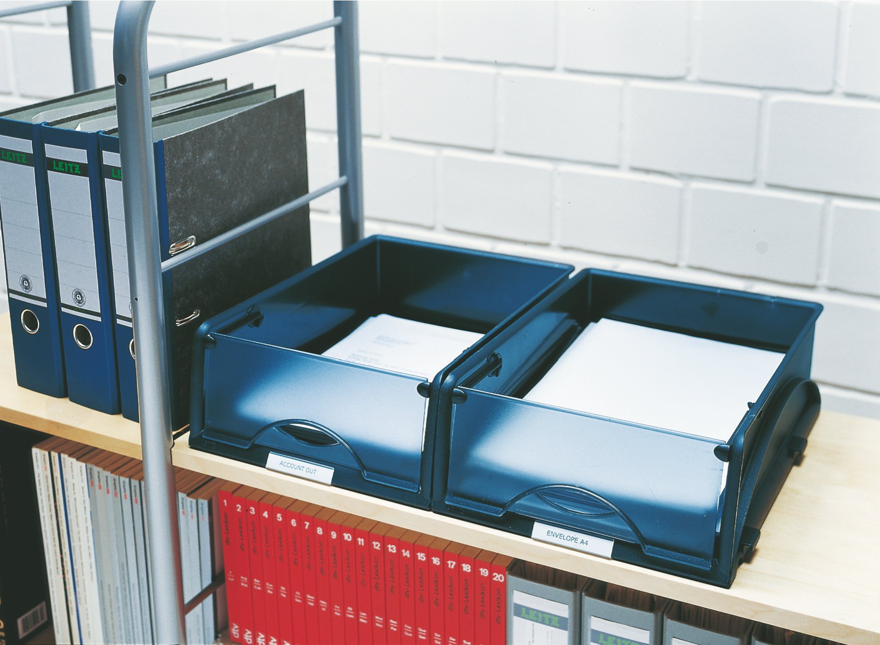 Leitz Sorty Letter Tray A4 (W x D x H) 253 x 326 x 76 mm - Black