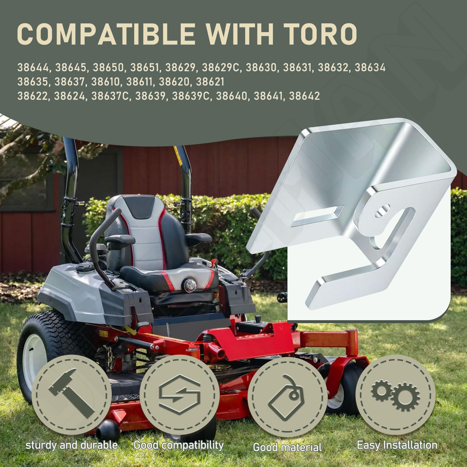Amazon.com : 131-4138 Right Hand Deck Hanger Compatible with Toro