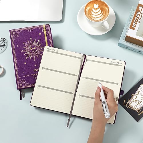 Miniatura 9 de Agenda 2024  Agenda semanal y mensual 2024, Janaury 2024 a diciembre de 2024, 5.75 x 8.25 pulgadas, agenda de piel sintética 2024 con bolsillo