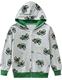Boy Zip-up Jacket Toddler Zipper Hoodie Hooded Sweatshirt Light Winter Fall Outwear 2t-7t