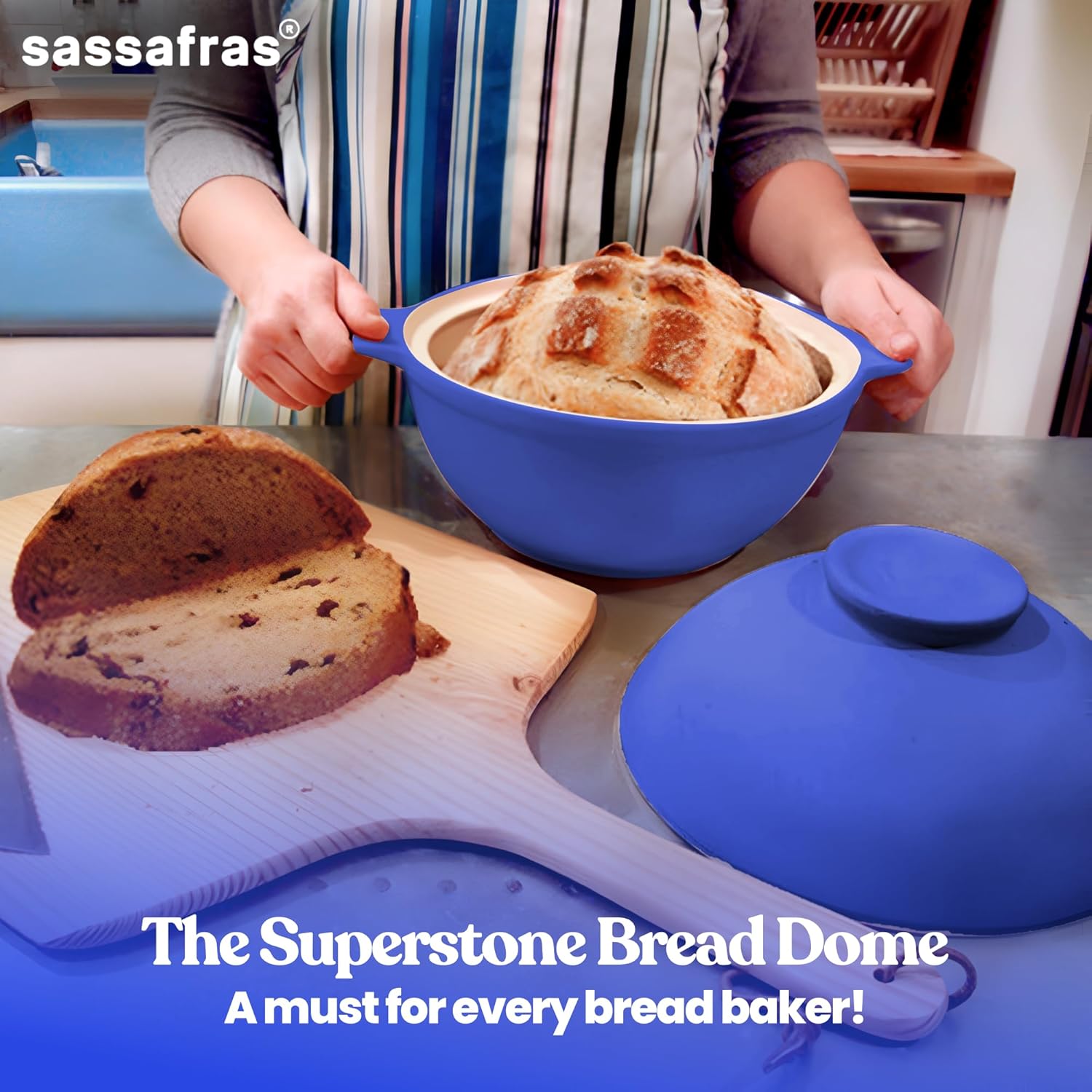 Sassafras Parent Bread Dome (Blue)