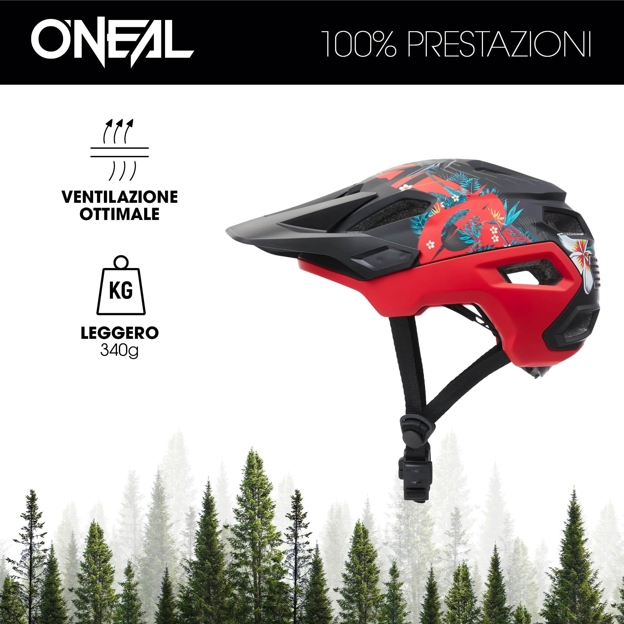 Casco MTB O'NEAL Trailfinder - Leggero, Ventilato, Sicurezza EN1078, Taglia S/M, Blu Ghiaccio/Nero - Foto 2