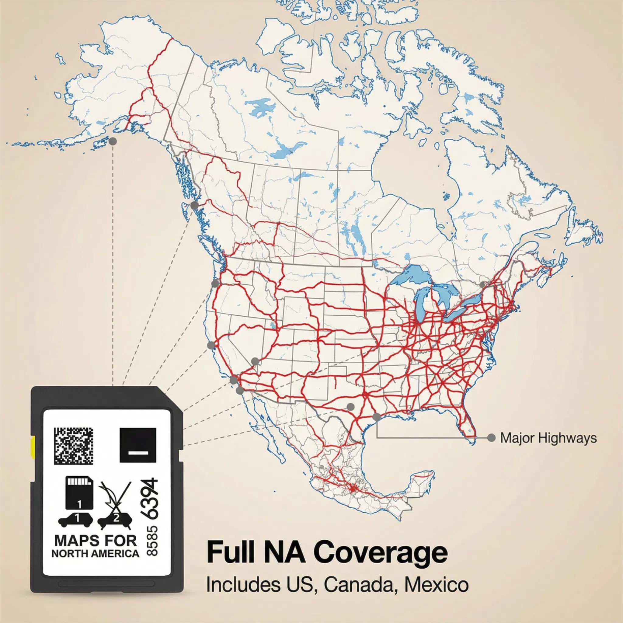 Amazon.com: 2024 Map Update 85856394 GM Navigation SD Card Fits 