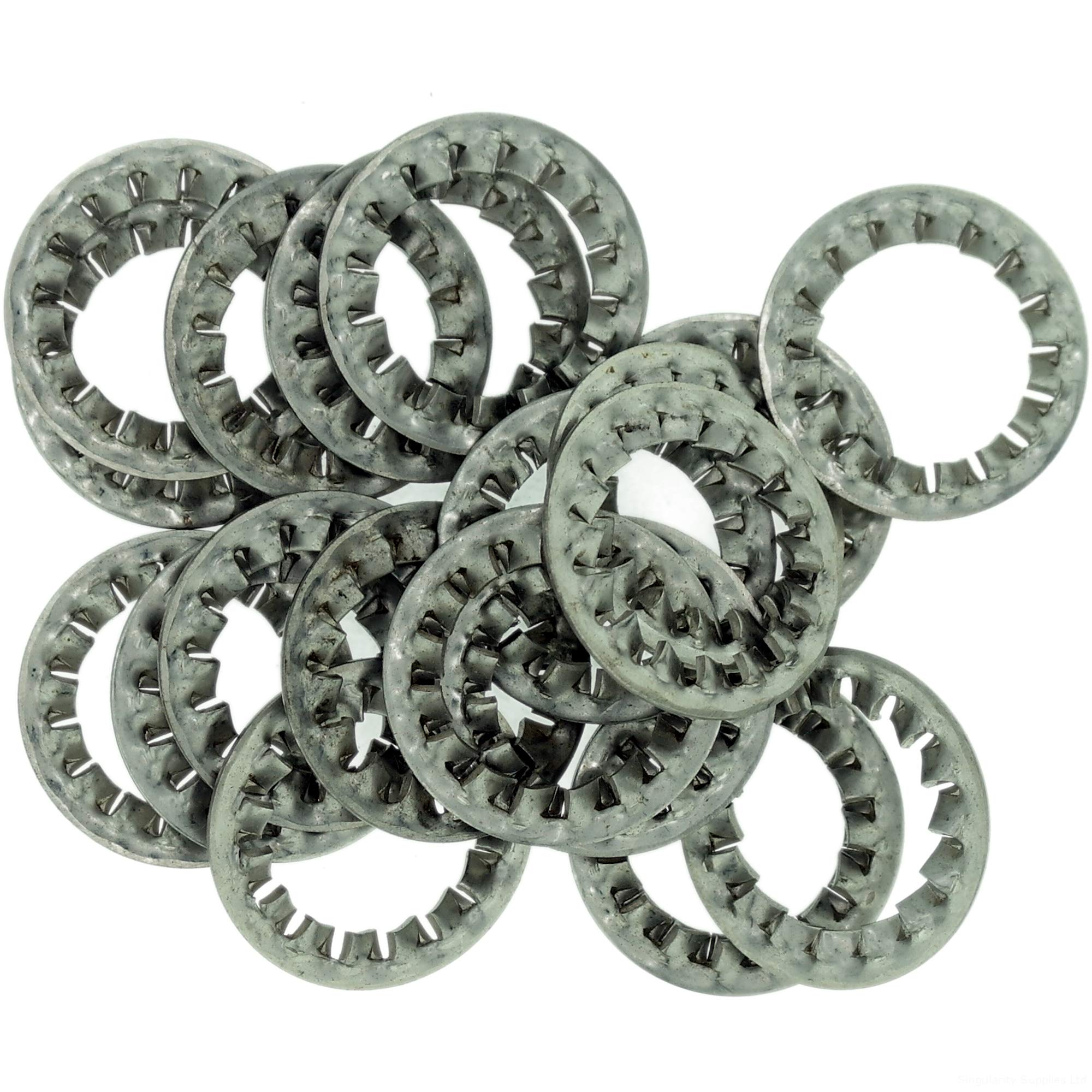 Singularity Supplies M5 (5Mm) Shakeproof Washer (Internal Serrated) - Stainless Steel (A2) (Pack Of 20)