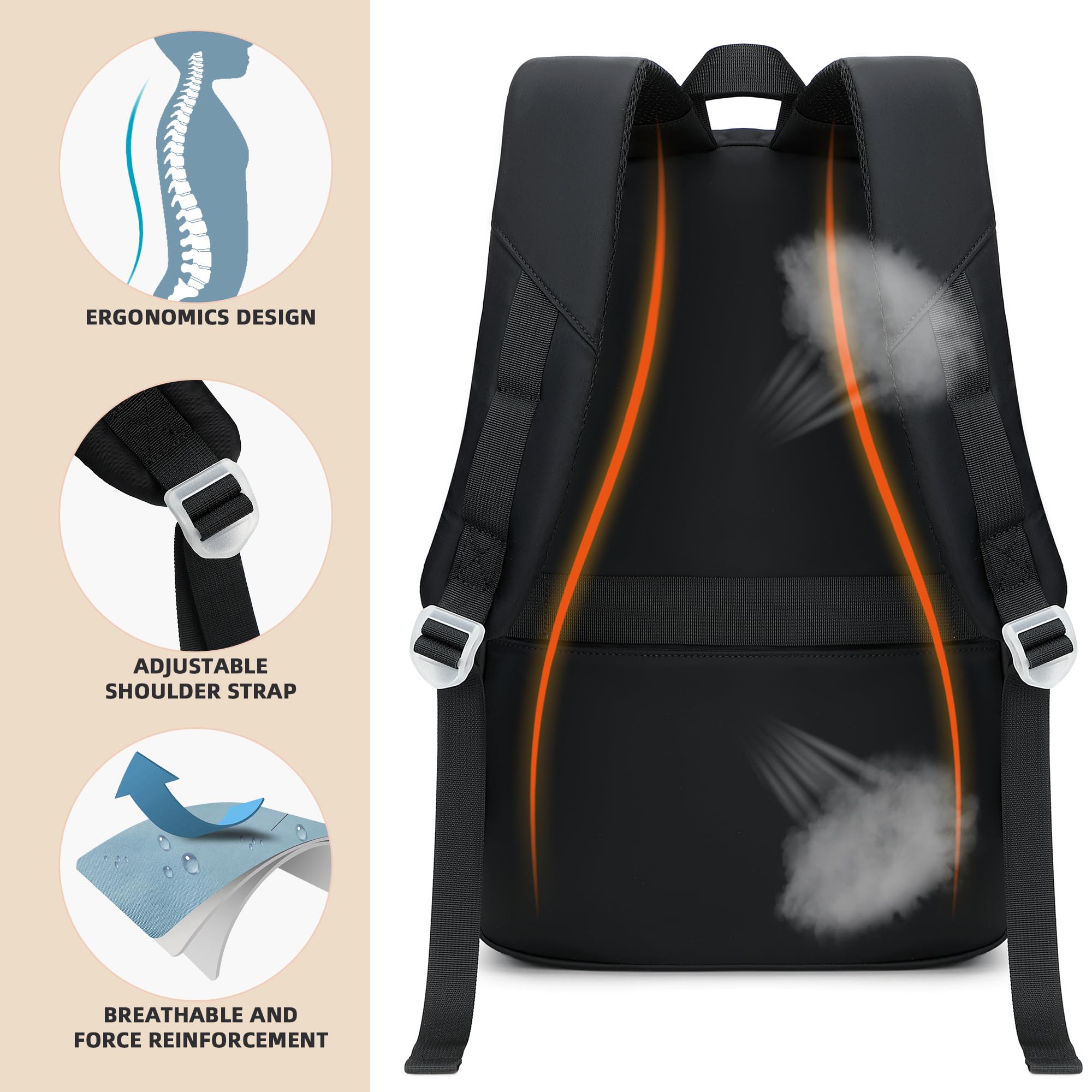 Rucksack für Mädchen, Schulrucksäcke für Teenager, niedliche College-Taschen für Damen, Studenten, große Büchertasche, 15,6 Zoll (39,6 cm), Laptop-Schultasche