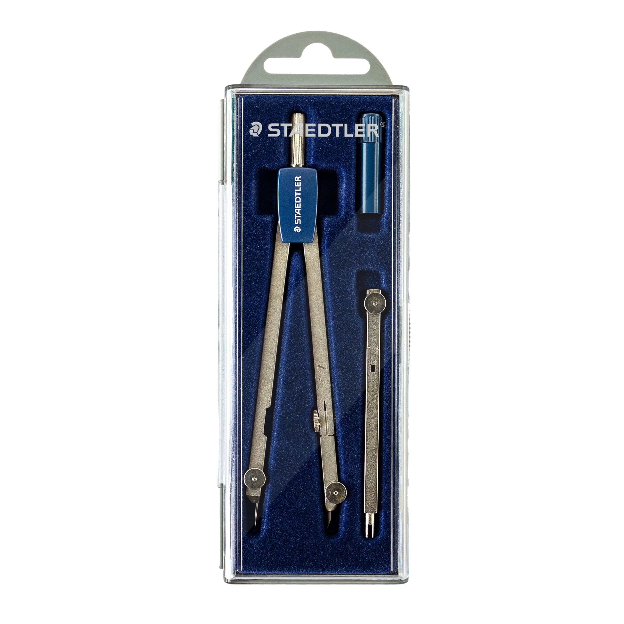 Staedtler Mars Basic, Compas Technique De Précision + Rallonge Externe - Set 3 Pièces, 559